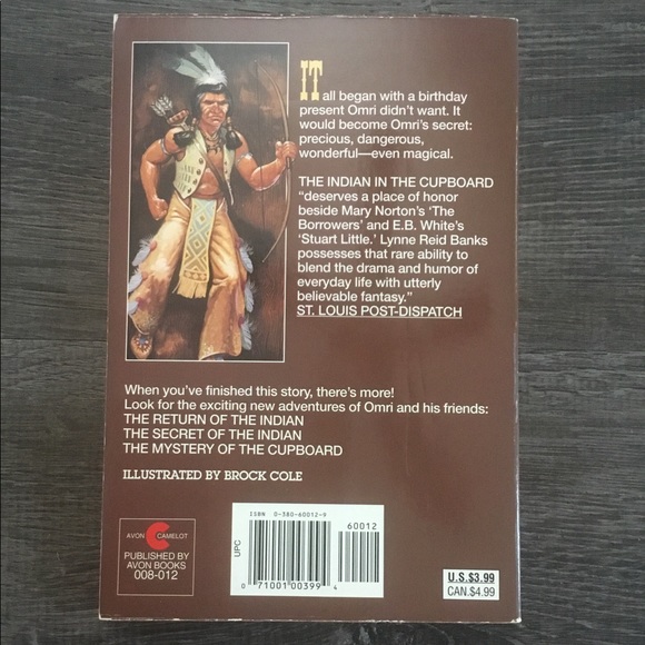 Indian in the Cupboard book - Picture 2 of 2